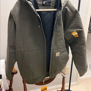 [새상품/택포함] 칼하트 J130 워시드 덕 액티브 자켓 모스 M