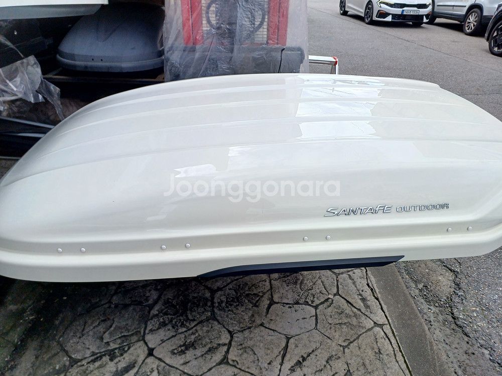 싼타페dm 코토 일체형 루프박스 화이트유광 이미지