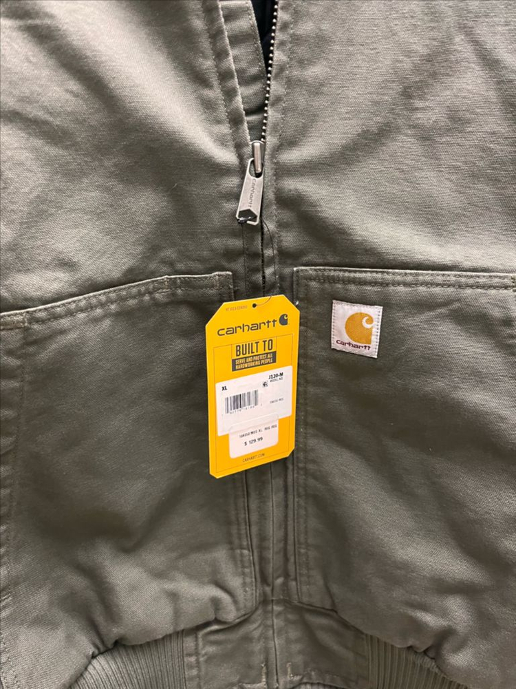 [새상품/택포함] 칼하트 J130 워시드 덕 액티브 자켓 모스 XL--1