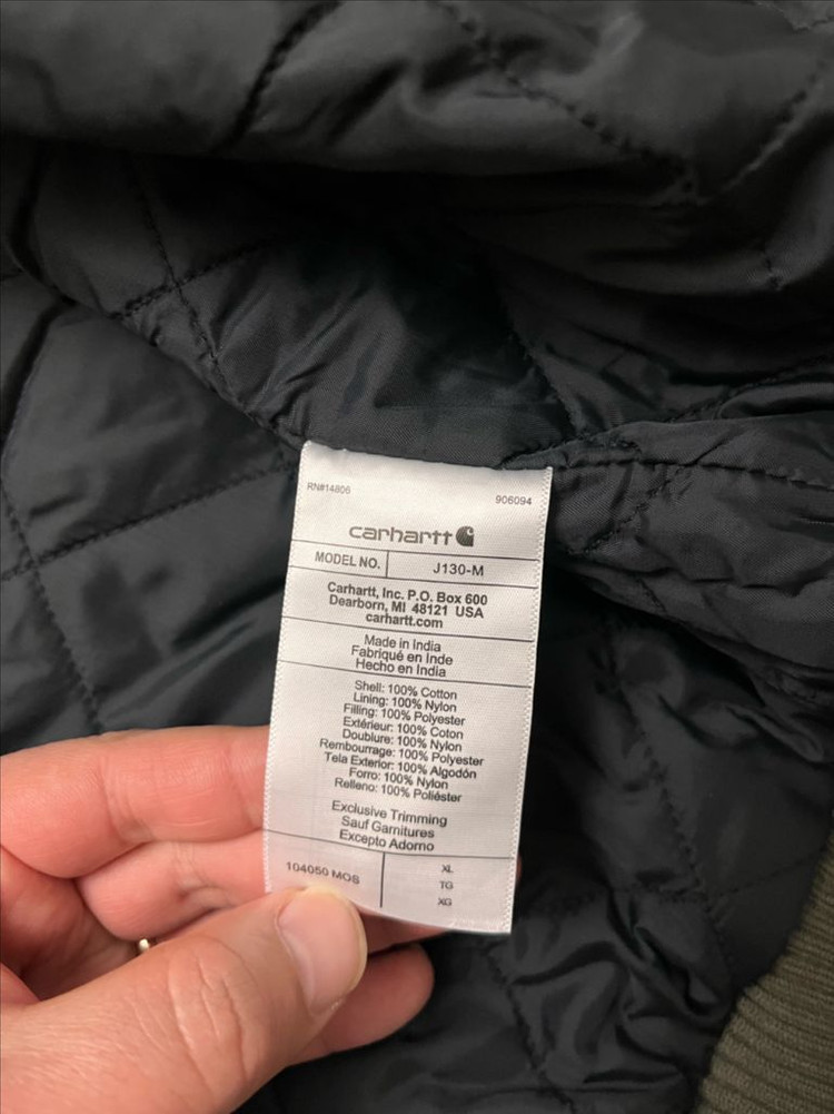 [새상품/택포함] 칼하트 J130 워시드 덕 액티브 자켓 모스 XL--6