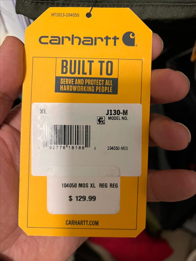 [새상품/택포함] 칼하트 J130 워시드 덕 액티브 자켓 모스 XL--9