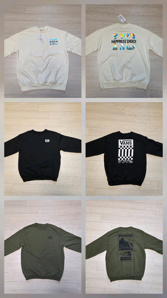 160사이즈 65학년 남아남자 맨투맨 티셔츠 라운드티 봄가을 총12벌--1