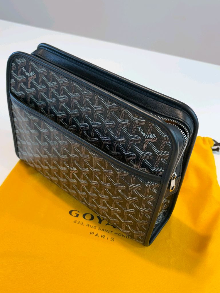 고야드 쥬방스 토일렛백 mm 블랙 팝니다--0