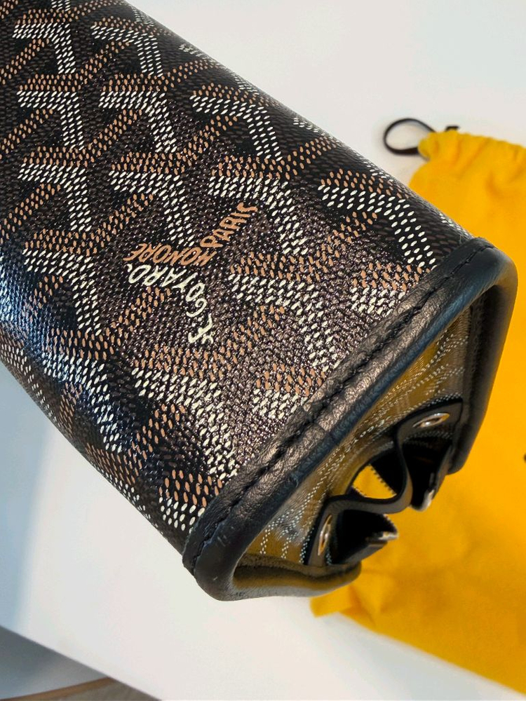 고야드 쥬방스 토일렛백 mm 블랙 팝니다--6