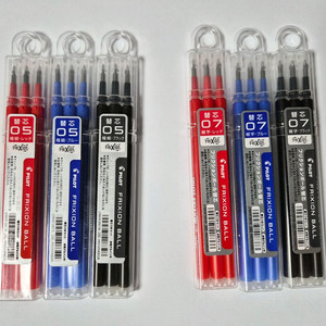 파이롯트 프릭션 단색 볼펜 리필심