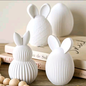 미니 토끼 오브제 석고 방향제 4종 세트