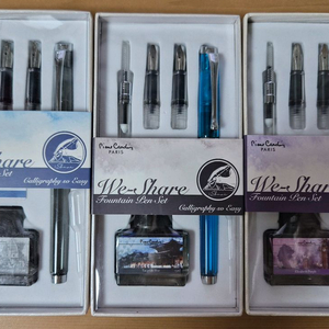 피에르가르뎅 위쉐어 만년필 3종 캘리그라피 만년필