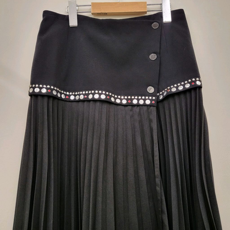 산드로 플리츠 스커트--2