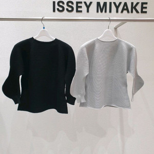 이세이미야케 콘크리션 니트 탑