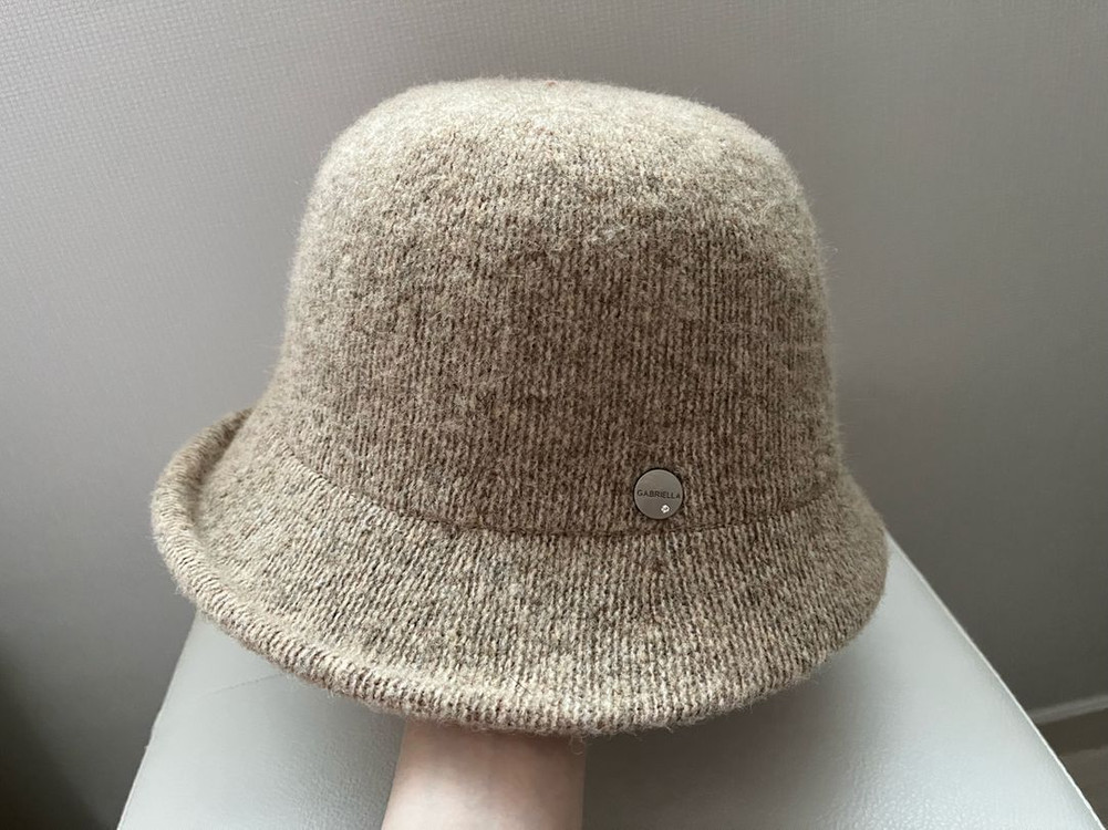(미사용) 여성 모자 베이지--1
