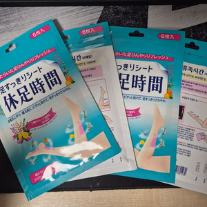 택포/ 휴족시간 쿨링시트 6매입 x4