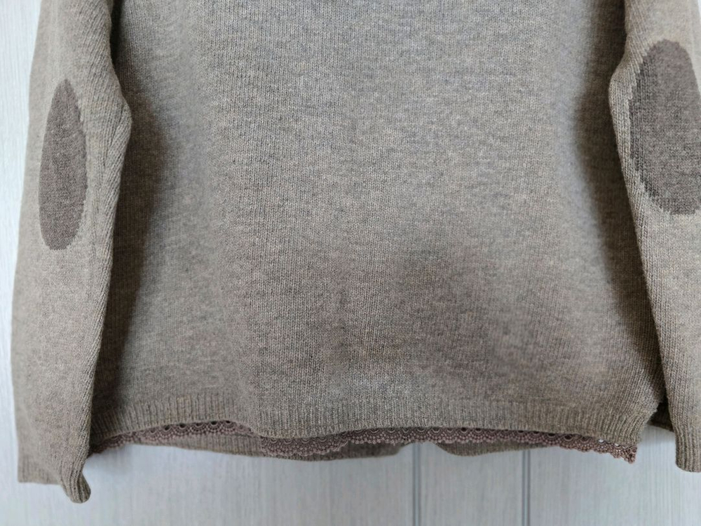 프리~77/ 더엘 내추럴스타일 울 혼방 후드 가디건--4