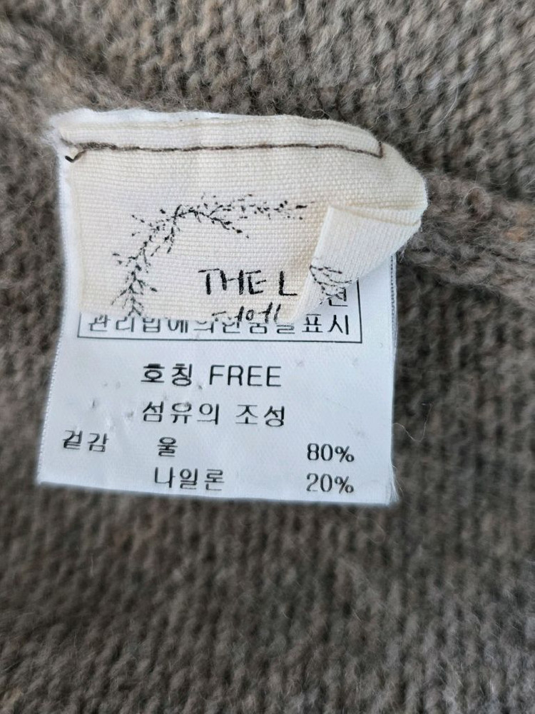 프리~77/ 더엘 내추럴스타일 울 혼방 후드 가디건--5