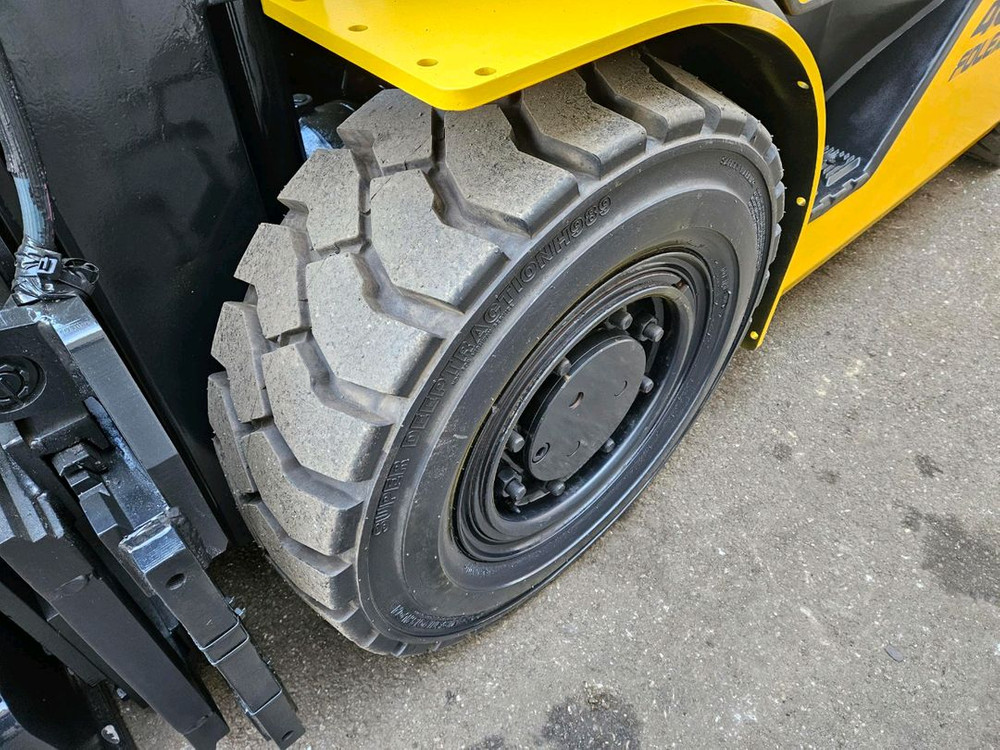 중고지게차 현대 포렉스 40D-9F 디젤 4톤 지게차 (풀프리마스트, 인버터푸쉬, 사이드쉬프트, 후방, 냉난방,--9