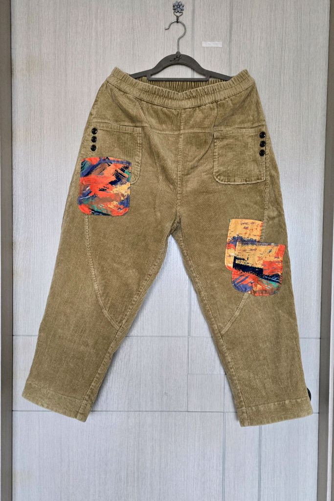 77~88/ 골덴 밴딩 바지--3