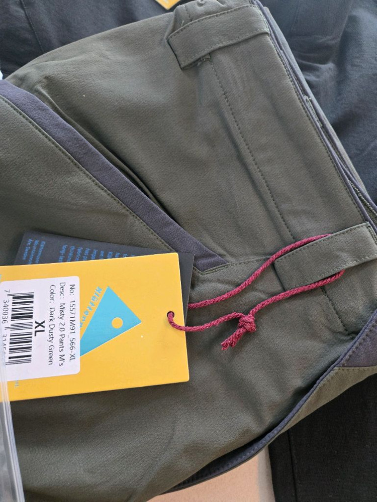 클라터뮤젠 미스티 2.0 등산 바지 2XL 블랙 과 카키--2