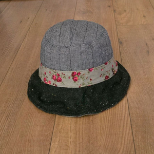 새거수준/겨울/환절기 봄가을/장미꽃 면 패딩 모자