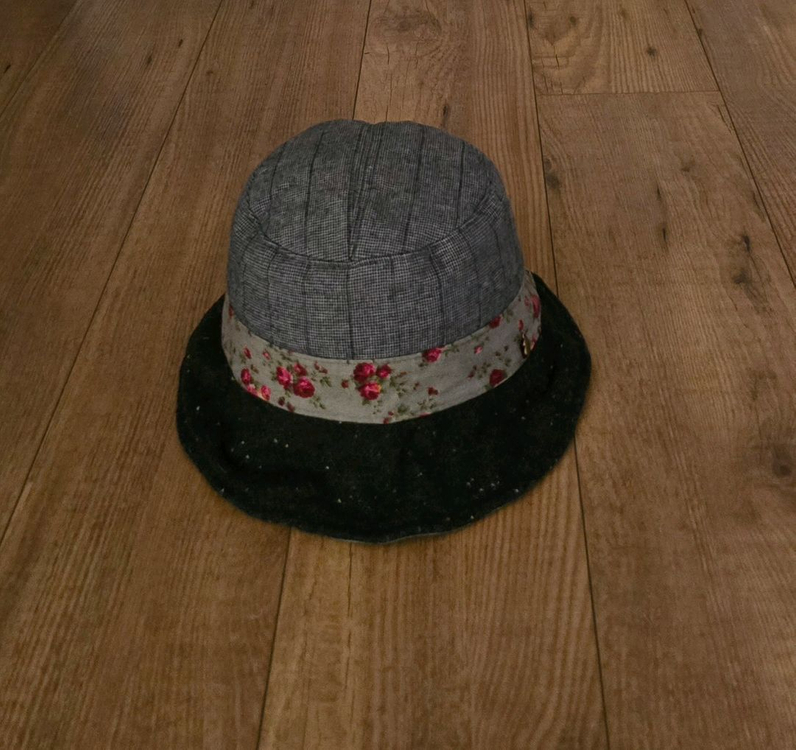 새거수준/겨울/환절기 봄가을/장미꽃 면 패딩 모자--1