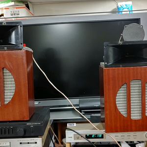 스피커 & 진공관 앰프 이미지