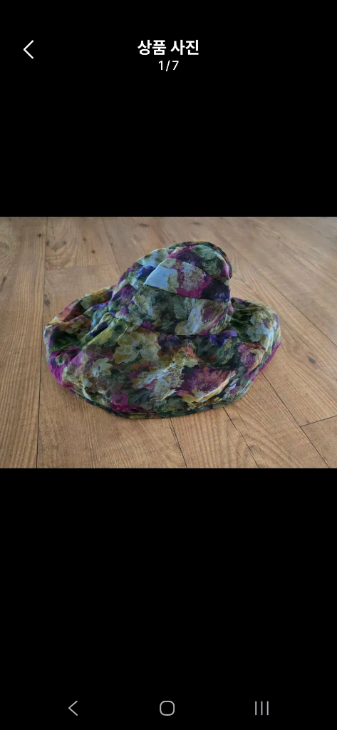 새거수준/엔틱한 챙 넓은 와이어 버킷햇/모자--0