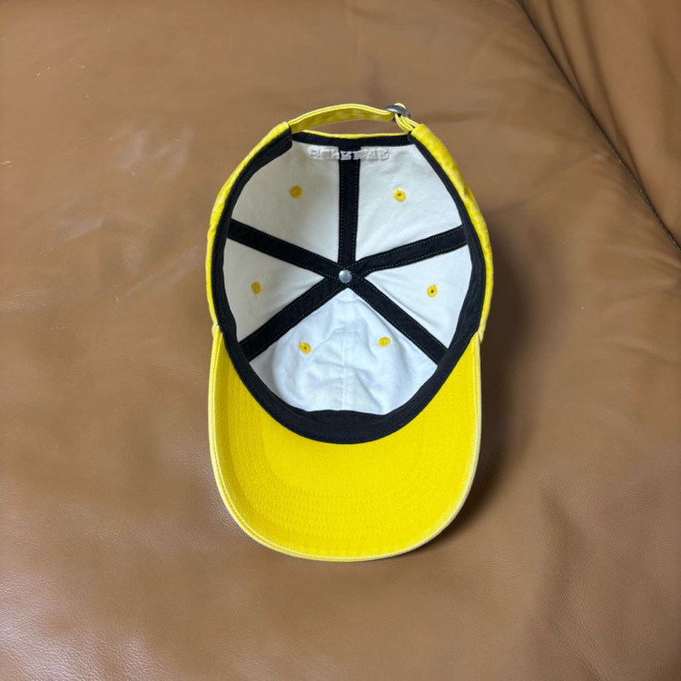 슈프림 S로고 6패널 볼캡 모자 피그먼트 옐로우--5