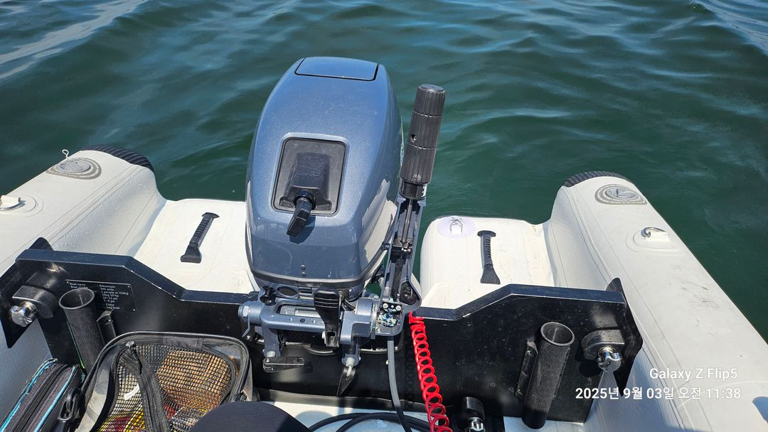 고무보트 + 선외기(야마하 15마력 FMS) 2행정 새주인찾음 이미지
