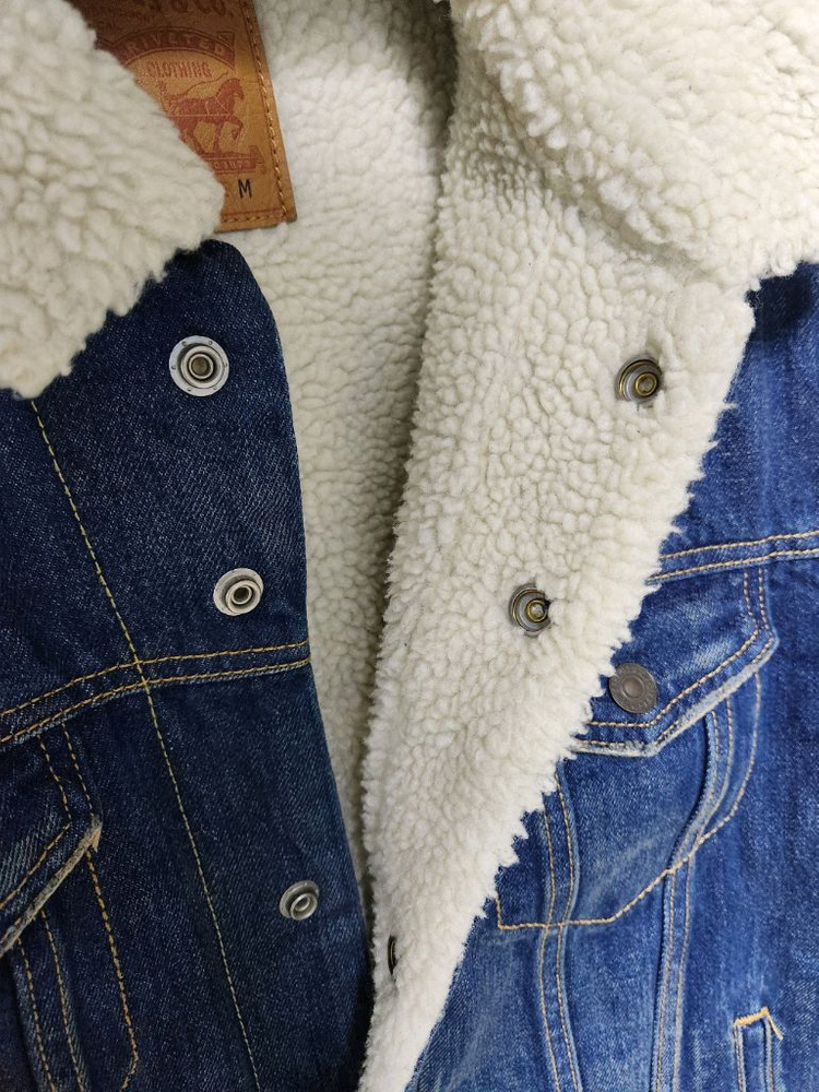 (95)리바이스 쉐르파 데님 겨울 청자켓--1