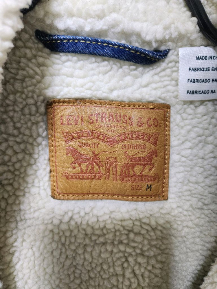 (95)리바이스 쉐르파 데님 겨울 청자켓--3