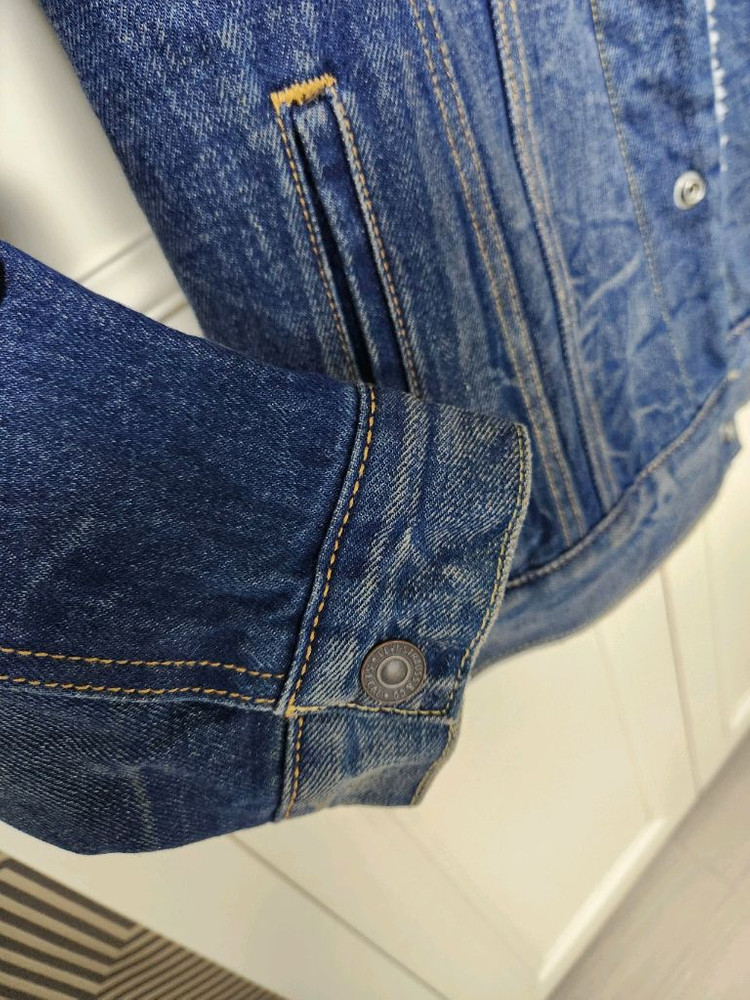 (95)리바이스 쉐르파 데님 겨울 청자켓--5