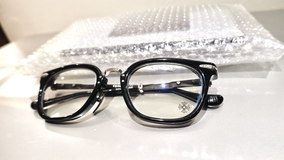 크롬하츠 타이탄슬러버 블랙/실버 안경 이미지