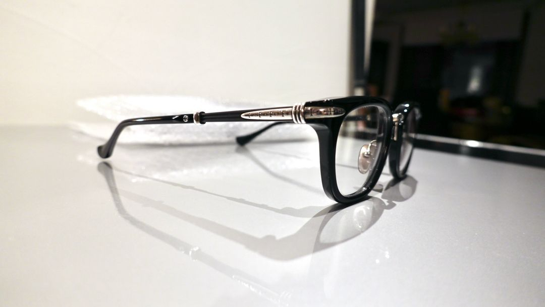 크롬하츠 타이탄슬러버 블랙/실버 안경 이미지