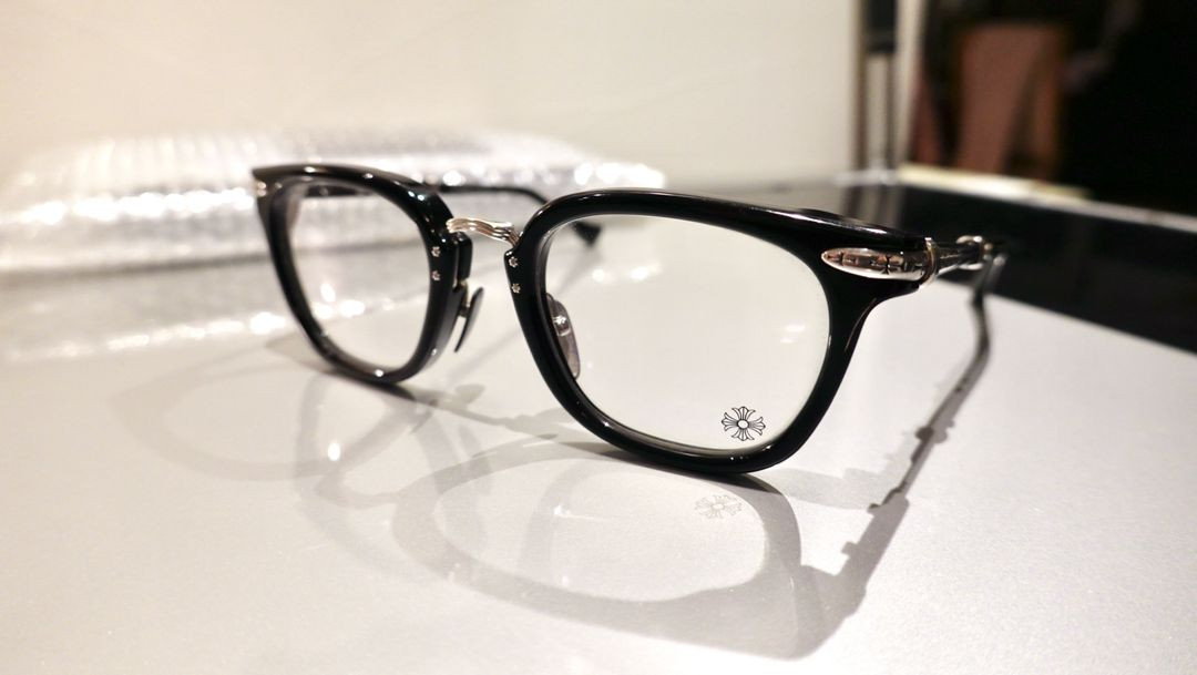 크롬하츠 타이탄슬러버 블랙/실버 안경 이미지