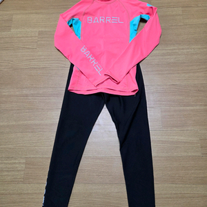 배럴 래쉬가드 세트