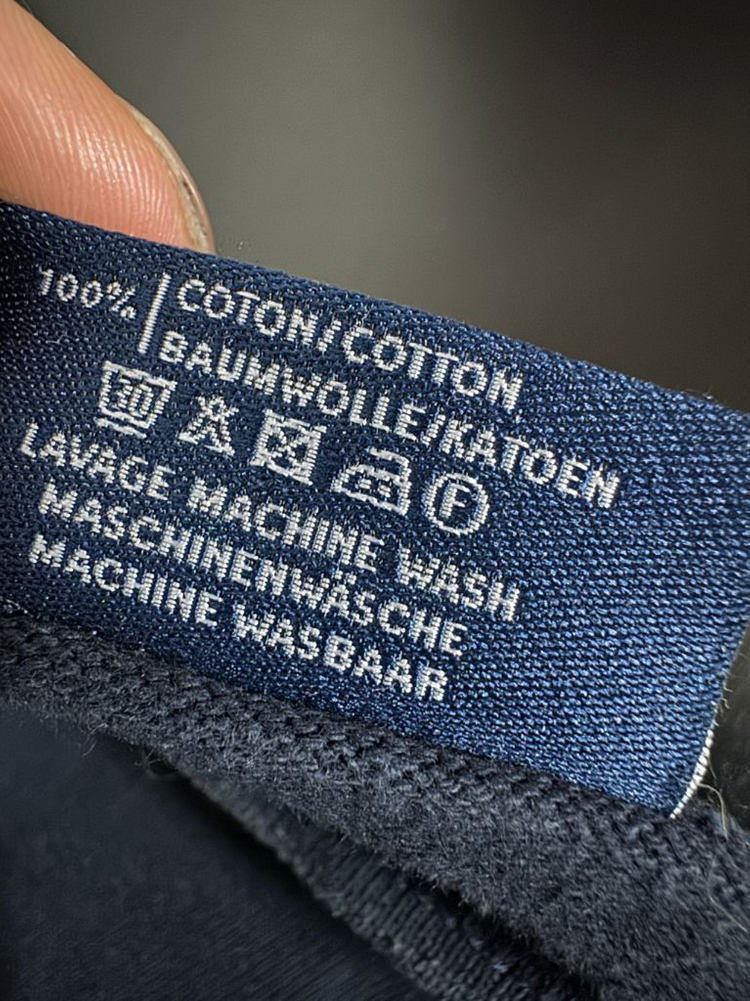 여성 세인트제임스 미니멀 스몰 로고 긴팔 티셔츠 S ~ M 네이비--3