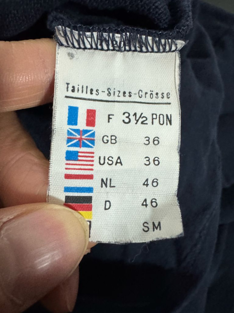 여성 세인트제임스 미니멀 스몰 로고 긴팔 티셔츠 S ~ M 네이비--4