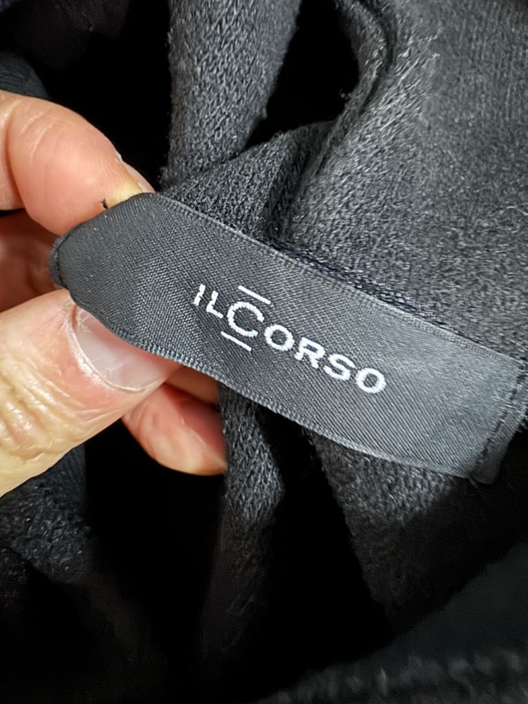 일꼬르소 미니멀 폴리 블랙 후드티 L ~ XL 이미지