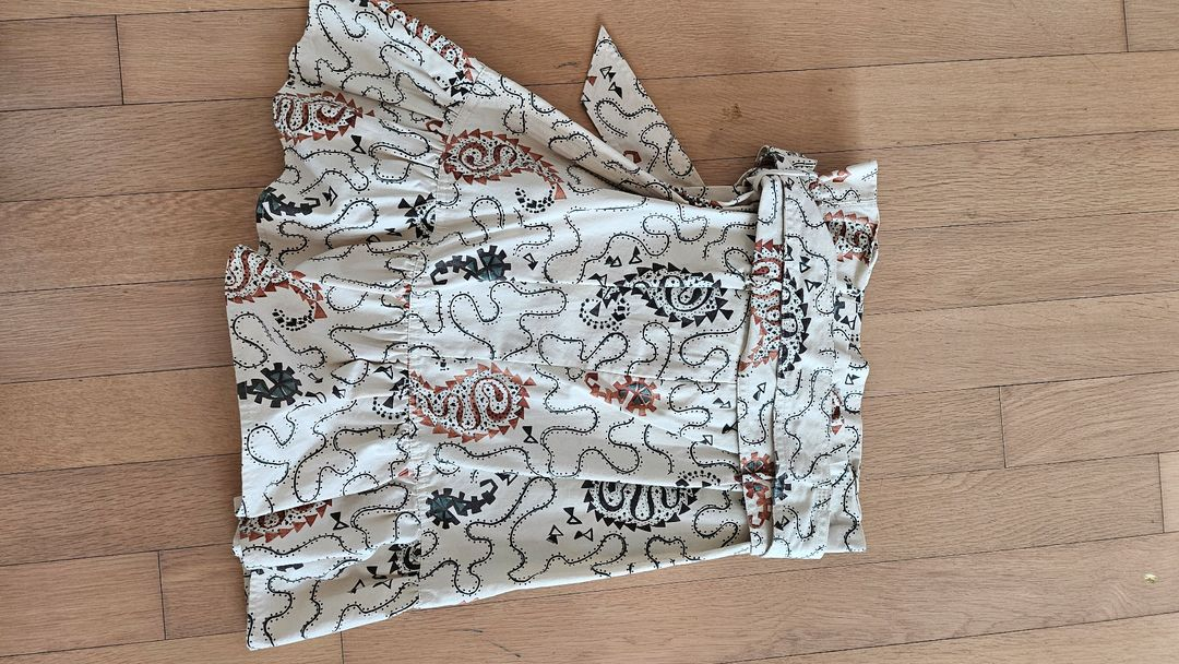 이자벨 마랑 에뜨왈 릴리코 랩 스커트 36 새상품--3