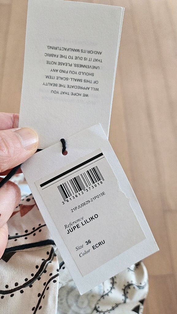 이자벨 마랑 에뜨왈 릴리코 랩 스커트 36 새상품--4