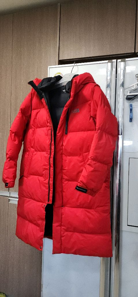 노스페이스 여성 분리형 롱패딩 44~55(키즈150)--1