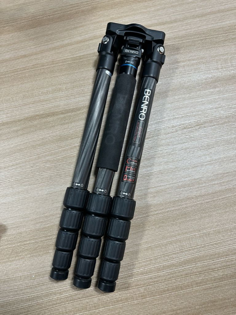 벤로 카본 삼각대 C2192T, 맨프로토 비디오헤드 이미지