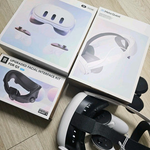 메타 퀘스트 3 512GB VR + 정품 베터리스트랩 + amvr 가죽환기커버