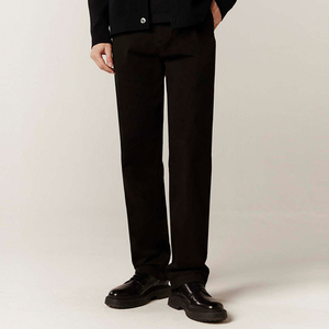 [29] 지오다노 레귤러핏 코튼 치노 팬츠 블랙 113522
