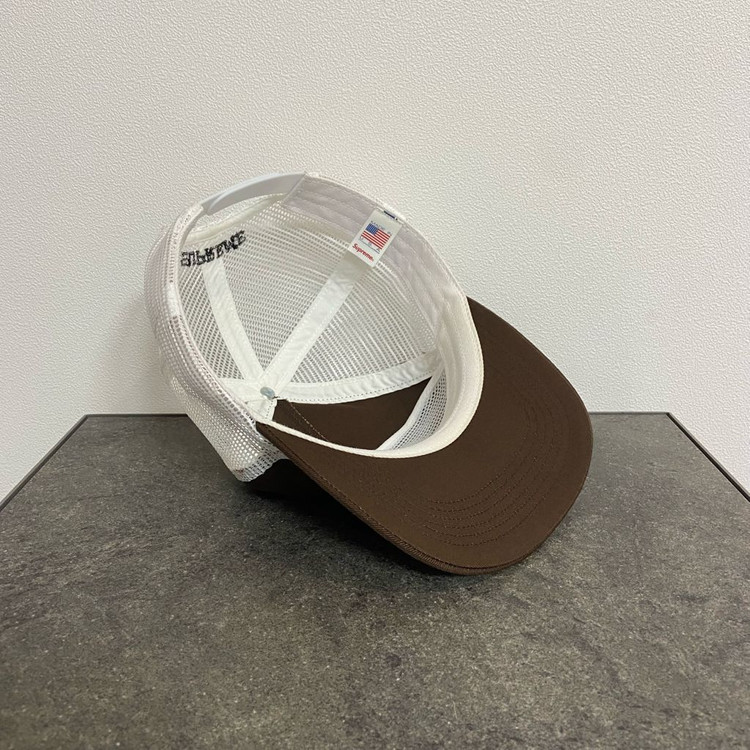 (OS) 슈프림 5패널 볼캡 모자 카마초 브라운--6