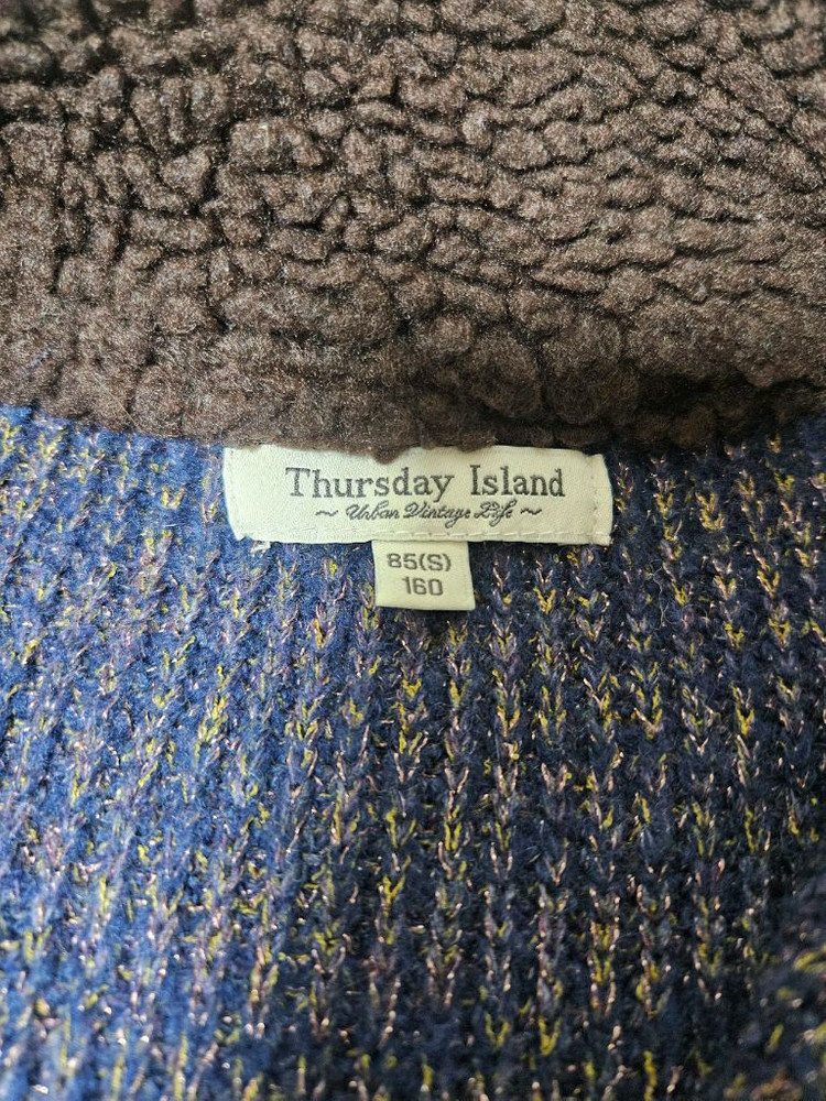 써스데이아일랜드 빈티지 니트 베스트 S--1