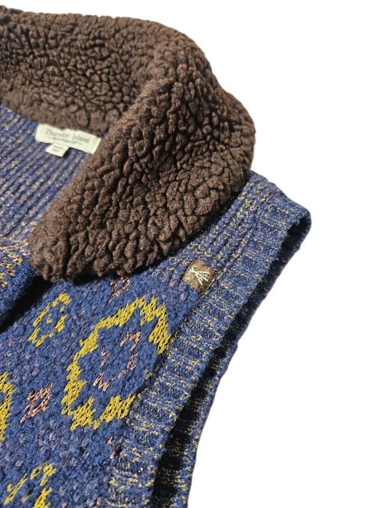 써스데이아일랜드 빈티지 니트 베스트 S--2