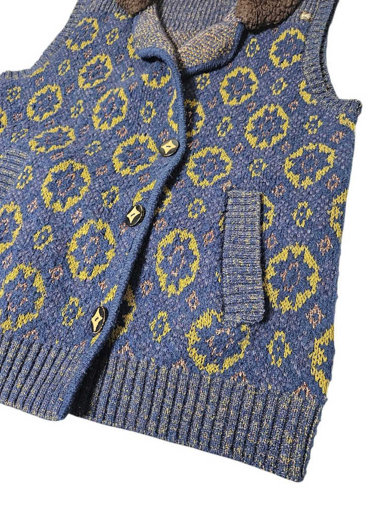 써스데이아일랜드 빈티지 니트 베스트 S--3