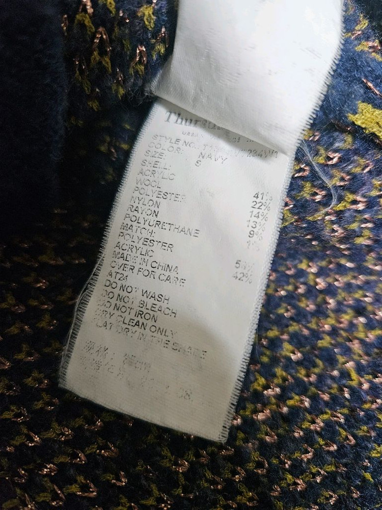 써스데이아일랜드 빈티지 니트 베스트 S--5