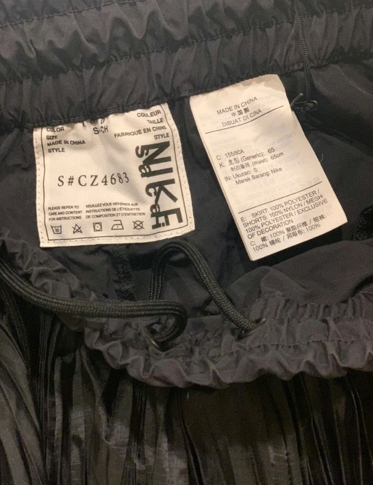 새상품) NIKE x SACAI 나이키 x 사카이 콜라보 한정판 플리츠 스커트--8