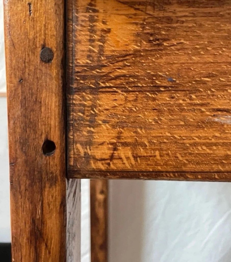 빈티지가구) 영국빈티지 스쿨데스크, 1인책상, 빈티지테이블 이미지