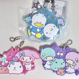 산리오 카피바라상 러버스트랩 가챠 키링 리틀트윈스타 마이멜로디